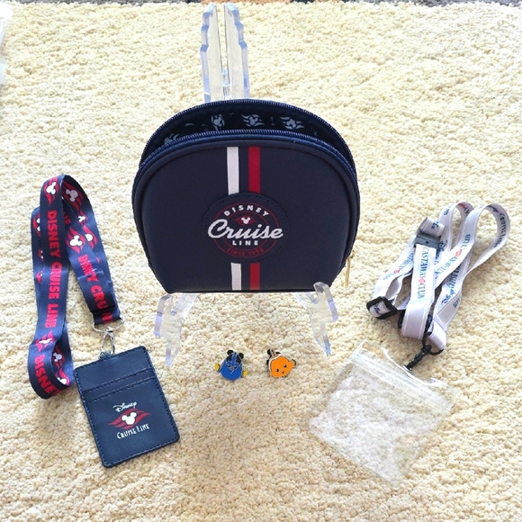 LOUNGFLY DISNEY Handbags - LIKE NEW: LOUNGEFLY DISNEY CRUISE🛳 LINE BUNDLE